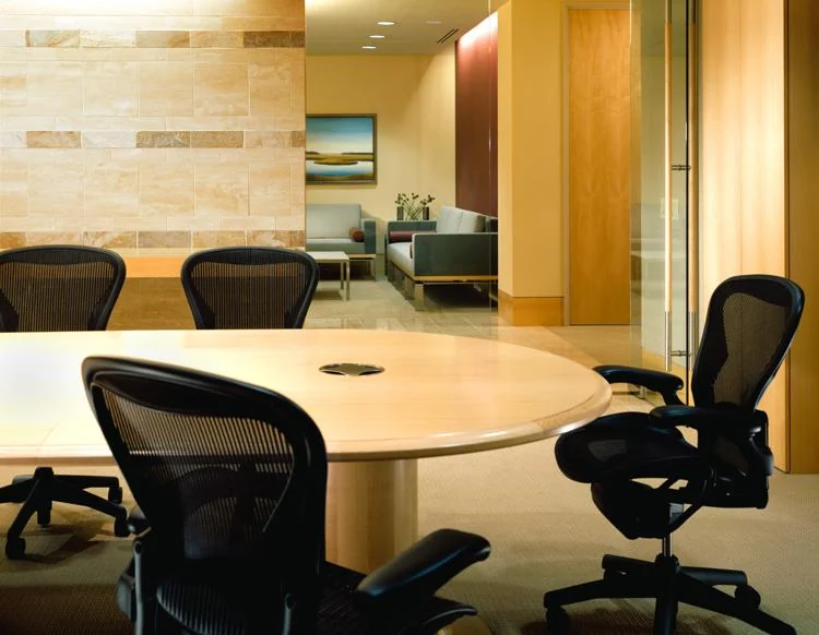 Meeting area at Argent Mortgage.